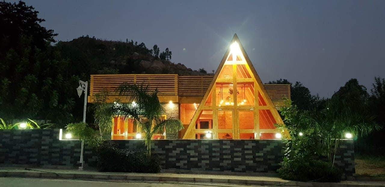 A FRAMED COTTAGE KARANATAKA INDIA